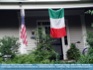 Photo:  Italian Flag hung from front porch ©2006 World-Link