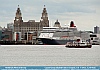 Photo:   Cunard Queen Elizabeth visit to Liverpool , UK   © 2013   G. Ni Muiri