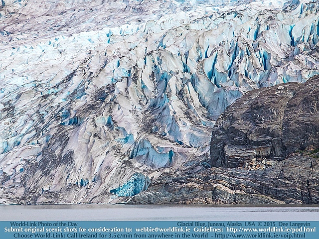 Glacial Blue, Juneau, Alaska, USA © 2015 Dee Langevin